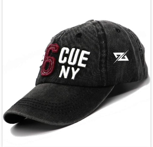 Black Customized Rescue NY Denim Cotton Stylish Baseball Cap